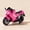 Pink, variant on Xuanlur 24V Electric Motorcycle for Kids, Kids Motorcycle with Training Wheels, LED Light Up Wheels, Dual 390 Motors, Speed Up to 7 mph, Bluetooth Music, Ride On Toy for Kids 3-8 Years Old, Pink