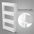 thumbnail image 4 of Estante de almacenamiento blanco, torre de almacenamiento con diapositivas rodantes, estante de almacenamiento, innovación moderna, 4 of 13