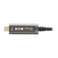 thumbnail image 4 of Tripp Lite USB-C Fiber (10 Gbps) Data Cable, Backward Compatible USB 3.2 Active Optical Cable, Male to Male, Plenum-Rated for Wall Installations, 33 Feet / 10 Meters, 3-Year Warranty (U420F-10M-D321), 4 of 4