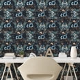thumbnail image 2 of Ambesonne Floral Peel & Stick Wallpaper for Home, Wild Flowers Corsage Print, 13"x100", Multicolor Charcoal Grey, 2 of 5