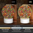 thumbnail image 3 of Daiia Hippie Peace Love Pattern Acrylic Night Light, LED Touch Light, Bedroom Night Light, Soft Glowing Lamp Perfect Gift for Mother's Day, Birthday, or Christmas, 3 of 9