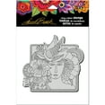 thumbnail image 2 of Stampendous Laurel Burch Cling Stamp 6.5"x4.5"-woman Spirit, 2 of 2