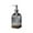 Gray-970, variant on Vertical Stripe Glass Soap Dispenser, Press Type Liquid Bottle, Refillable Pump for Shower Gel or Shampoo, 350ml Capacity, Blue,Vsgery