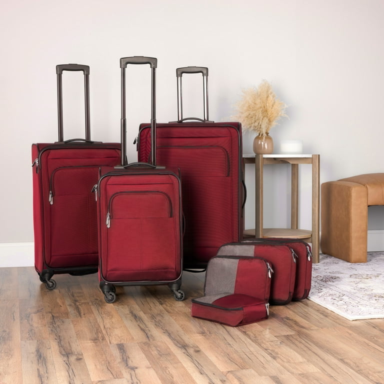 【11袋set】新品未開封 シボローカ★超破格★ゲリラ大バーゲンSALE Protege 7-Piece Softside Luggage Set with Spinner Wheels and