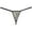 Leopard, variant on Men's Thongs Low-rise Soft Mini Tangas Contrast Color Bikini Briefs Ultrathin G-String Comfortable T-Back Underwear Plaid X