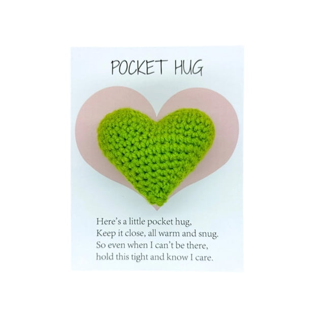 Green Pocket Cards Small Item Decorations Encouragement Note Greeting Card With Message For Friend Family Coworker Gift 5.12X3.94 Inches