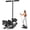 Black, variant on Rock Stepper for Exercise at Home, Rocking Stepper Side to Side