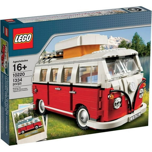 LEGO Creator: Volkswagen T1 Camper Van - 1334 Piece Building Set [LEGO, #10220, Ages 16 ]