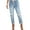 Black, variant on Aayomet plus Size Women Pants Women Stretchy High Waisted Straight Leg Starp Boyfriend Jeans Frayed Ankle Denim Pants,B L