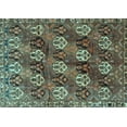 thumbnail image 1 of Ahgly Company Indoor Rectangle Persian Light Blue Traditional Area Rugs, 2' x 5', 1 of 4