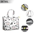 thumbnail image 3 of Farmhouse Cow Travel Tote, Black and White Cow Pattern Weekender Duffel, Cute Cow Lovers Print Multipurpose Carry-on Bag, 3 of 5