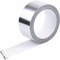 thumbnail image 2 of Ruban Aluminium Argenté - 0.6mm X 50mm X 20m, Ruban d'Étanchéité Imperméable, Ruban de Renforcement Résistant aux Hautes Températures pour Conduits de Ventilation, 2 of 5