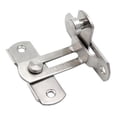 thumbnail image 2 of 1 cerradura de hebilla de acero para puerta de granero, estilo rústico americano, anticorrosión. plata, 2 of 9