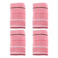 thumbnail image 1 of 4 Piezas De Toallas De Algodón Puro Para Uso Doméstico, Engrosadas Y Absorbentes, Toallas De Lavado De Cara Totalmente De Algodón Para Adultos, Uso Doméstico - Rosa, 1 of 3