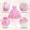 thumbnail image 6 of Benylion Girls Aurora Princess Costumes for Halloween Party Fancy Dress up with Accessories for 5-6 Years, 6 of 7