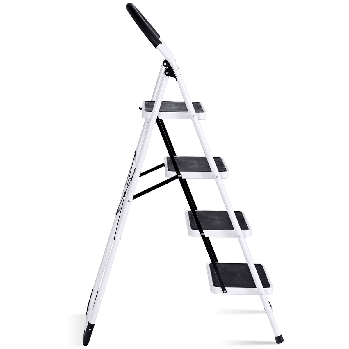 Goplus 4 Ft Fiberglass Step Ladder, Folding 3 Step Nepal
