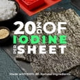 thumbnail image 2 of | Organic Nori Seaweed Sheets - Raw, Unheated & Not Roasted | Grade A Certified | Vegan, Paleo, Keto Friendly | Premium Nori for Sushi Rolls & Wraps (50 Sheets, 2 Pack), 2 of 5