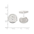 thumbnail image 2 of Sterling Silver Polished Dollar Sign Cuff Links, 2 of 2