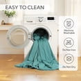 thumbnail image 2 of SUNNY HEAT Twin Cooling Comforter for Hot Sleepers, Double-Sided Cooling Blanket for Summer, Breathable Lightweight Bedding, Teal, 60"x80", 2 of 6