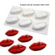 thumbnail image 4 of Moyic Molde de silicona de 6 cavidades, Festival de labios rojos, Hotel, comedor, café, gelatina, pastel, pudín, molde para hornear, Herramientas y accesorios para hornear, 4 of 6