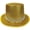 gold, variant on Glittering Magician Jazz Top Hat, Shiny Felt Party Hat for Adult