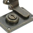 thumbnail image 3 of Hytrove Hinge and Latch Set Suitcase Lock Hasps Iron Bronze 2Pcs, 3 of 8
