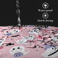thumbnail image 3 of Halloween Ghost Shower Curtain, Abstract Modern Luxury Bathroom Decor, Spooky Cute Funny Ghosts Decorative Waterproof Washable Cloth Fabric Bathroom Curtain with 12 Hooks 72x72 Inches, 3 of 6