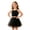 Black, variant on Ymyiu Girls Birthday Outfit Girls Skirt Set Kids Puff Short Sleeve Crop Tops Rufffle Mini Skirt Shorts 2 Piece Summer Outfits Clothing Sets Size 7 Years(Red, 7 Years)