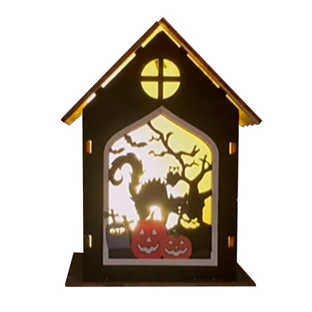 Halloween Decorations Cabin Hanging Props For Parties Glow In The Dark Miniature Memorial Day Event Decorations Party Flags on A String Party Decorations Balloons Event Table And Chairs Set Event