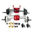 thumbnail image 1 of Wweixi 2pcs Aluminum Alloy Rear Axle For FCX24 1/24 Crawler CNC RC Car Accessories Replacement Parts RC Upgrade Part Silver, 1 of 6