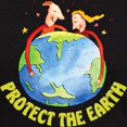 thumbnail image 3 of CafePress - Protect The Earth Dark T Shirt - Men's Classic Graphic Cotton T-Shirt, 3 of 4