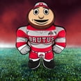 thumbnail image 3 of Bleacher Creatures Ohio State Buckeyes Brutus 24" Mascot Bleacher Buddy, 3 of 4