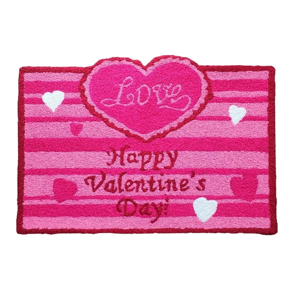 Hearth & Gear Tapis en Laine de la Saint-Valentin Forme Unique Crée une Atmosphère Confortable à la Maison Réchauffez Vos Cœurs & Maison Vacances Votre Sol avec Couverture à Thème Couverture Bohème Douce Couvertures d'Automne