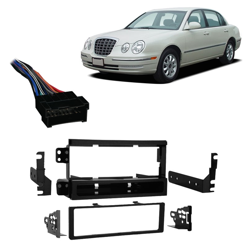 Fits Kia Amanti 2004-2006 Single DIN Stereo Harness Radio Install Dash