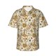 thumbnail image 1 of Fotbe Indian Paisley Camisa Hawaiana para Hombre Unisex – Camisa Casual de Verano con Botones de Manga Corta de Algodón y Lino,Medium, 1 of 7
