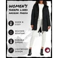 CANADA WEATHER GEAR Womens Winter Coat ? Heavyweight Sherpa Lined
