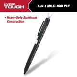 Hyper Tough 8-in-1 Multi-Tool Pen with Stylus LED Light Ruler ...