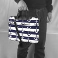 thumbnail image 5 of Lsque Anchors Pattern Laptop Bag – Portable & Slim Single-Shoulder Computer Case with Adjustable Strap, Protective, Lightweight for 13”/14”/15.6” Laptops, 5 of 8