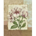thumbnail image 2 of Pamela Gladding 20x24 White Modern Wood Framed Wall Art Titled - Flower Trio II, 2 of 5