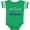 Football Green and White, variant on Inktastic My First Hanukkah with Lit Candles Boys or Girls Baby Bodysuit