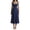 darkblue, variant on QJUHUNG Women Y2k Square Neck Bustier Midi Dress Vintage Low Cut Split Long Corset Dress Spaghetti Strap Going Out Sundress