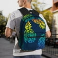 thumbnail image 6 of Fuzoiu Abstract Bright Pineapple Fruit Retro Print School Backpack for Teens,Large Bookbag,Lightweight Laptop Bag for Travel, Work, School & Outdoor Adventures, 6 of 6