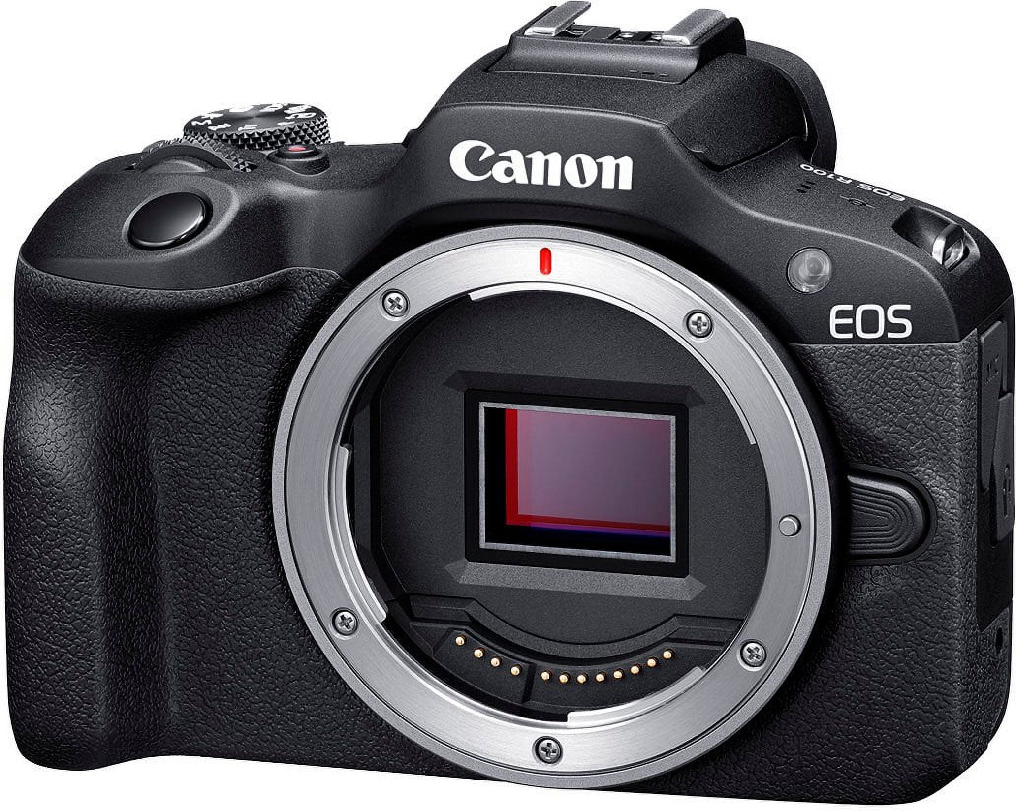 Canon EOS R100 Mirrorless Camera Body Set with 18-45mm Lens Canon EOS R100 Mirrorless Camera Body Set with 18-45mm Lens