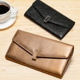 thumbnail image 5 of TAZAG RFID anti-theft brush women's wallet genuine leather cowhide multifunctional long style can hold mobile phone wallet banquet clutch bag, 5 of 6