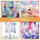 thumbnail image 2 of 4pcs Jellyfish Paper Lanterns Decorative Paper Lanterns for Mermaid Theme Party Decors, 2 of 4