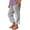 Grey, variant on CPNG Girls Daily Casual Baggy Striped Pants Teen Girls Straight Soft Pants Loose Pockets Elastic Waist Pants(Light Green,9-10 Years)