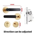 thumbnail image 2 of Door Lock, Tuya Biometric Fingerprint Smart Door Lock Password Electronic Digital Lock Keyless Entry Door Knobs lock for Bedroom Home ,Easy to Install, 2 of 7