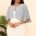 thumbnail image 4 of Shawl and Wraps for Evening Dress Chiffon Shawls Wedding Shrug Guest Bridesmaid Cape Scarves for Womens, 4 of 4
