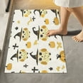 thumbnail image 4 of 2 Piece Soft Bathroom Rug Set Owls Pattern Bath Mat and U-Shaped Toilet Contour Rug (16"x24"+20"x24"), 4 of 7