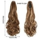 thumbnail image 4 of Xihbxyly Peluca de Cola de Caballo de Pelo Largo y Rizado, Estilo Europeo, Fácil de Sujetar, Ligera y Cómoda, con Diversos Colores y Estilos, para Uso Diario, Accesorio para Extensiones de Cabello., 4 of 4